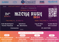 Mecha Rush' 24 Mechanical Symposium Poster